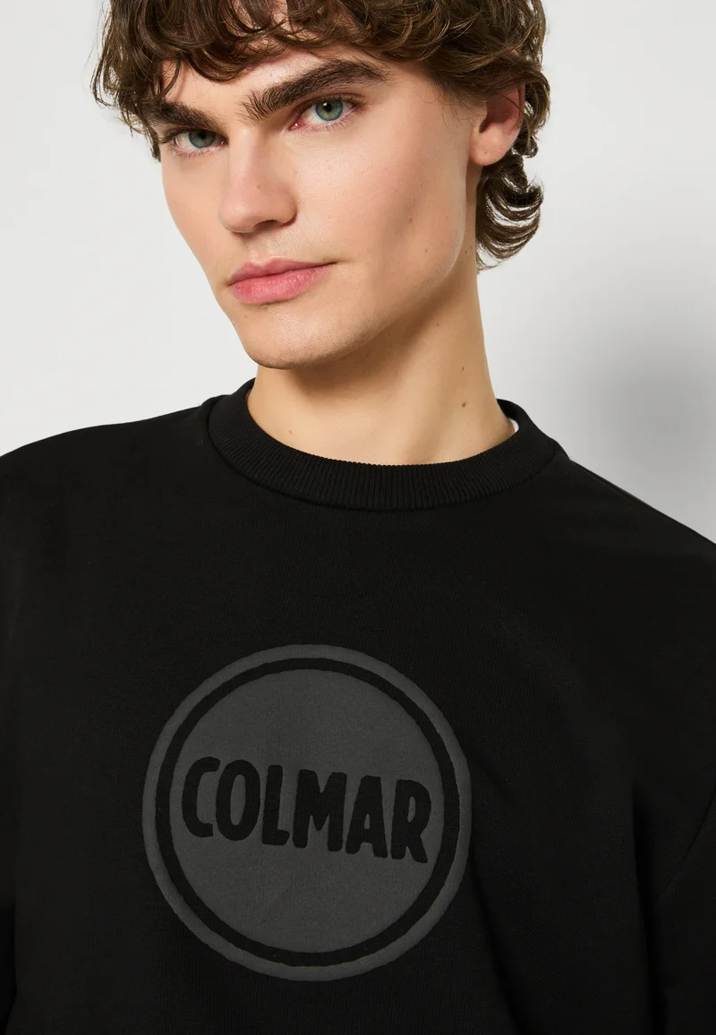 Colmar Originals Czarna Bluza Bez Kaptura Crewneck Męski JZ