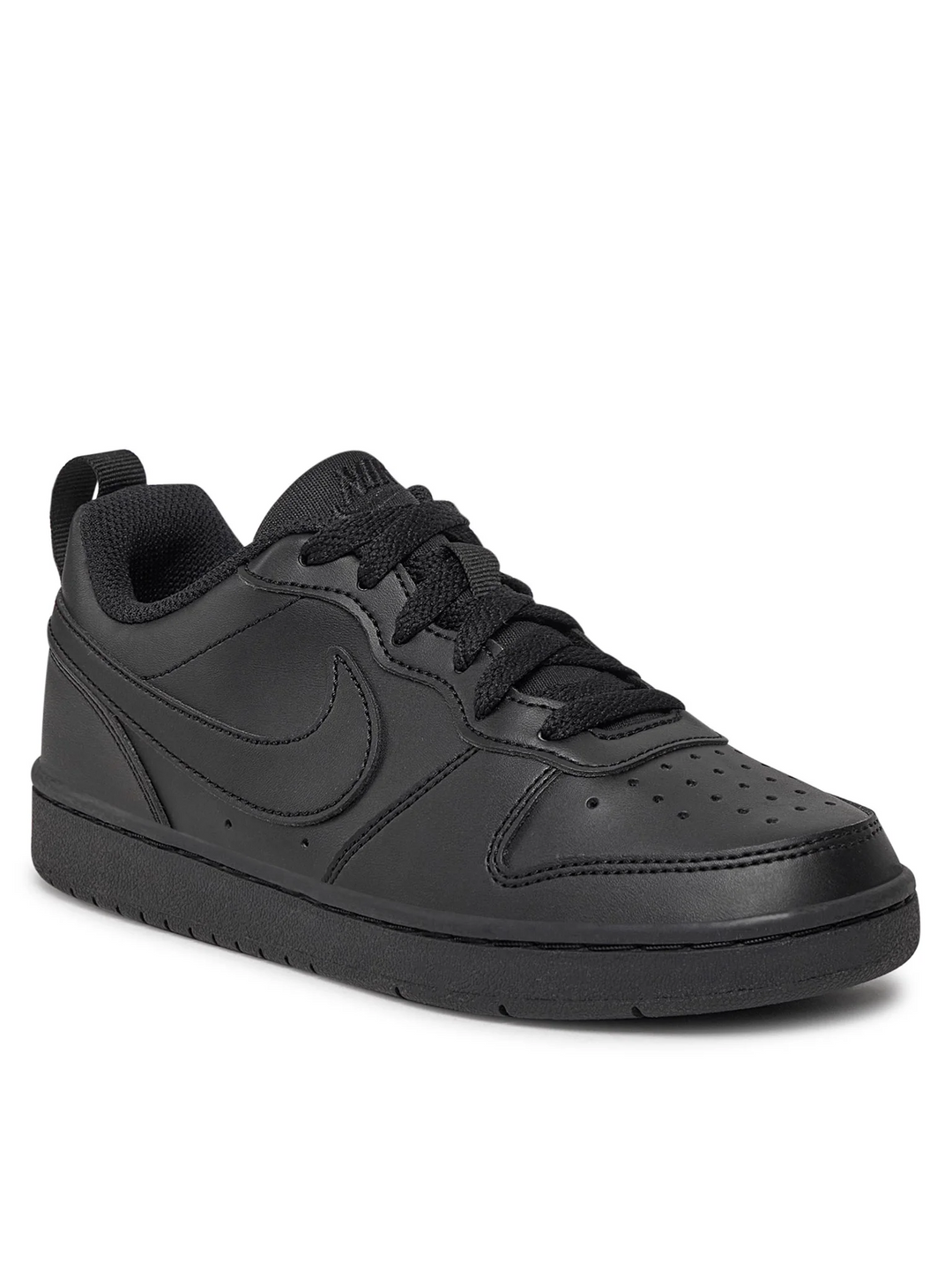 Nike Court Borough Low Recraft GS "Triple Black" Czarne Sneakersy Buty Sportowe DV5456-002