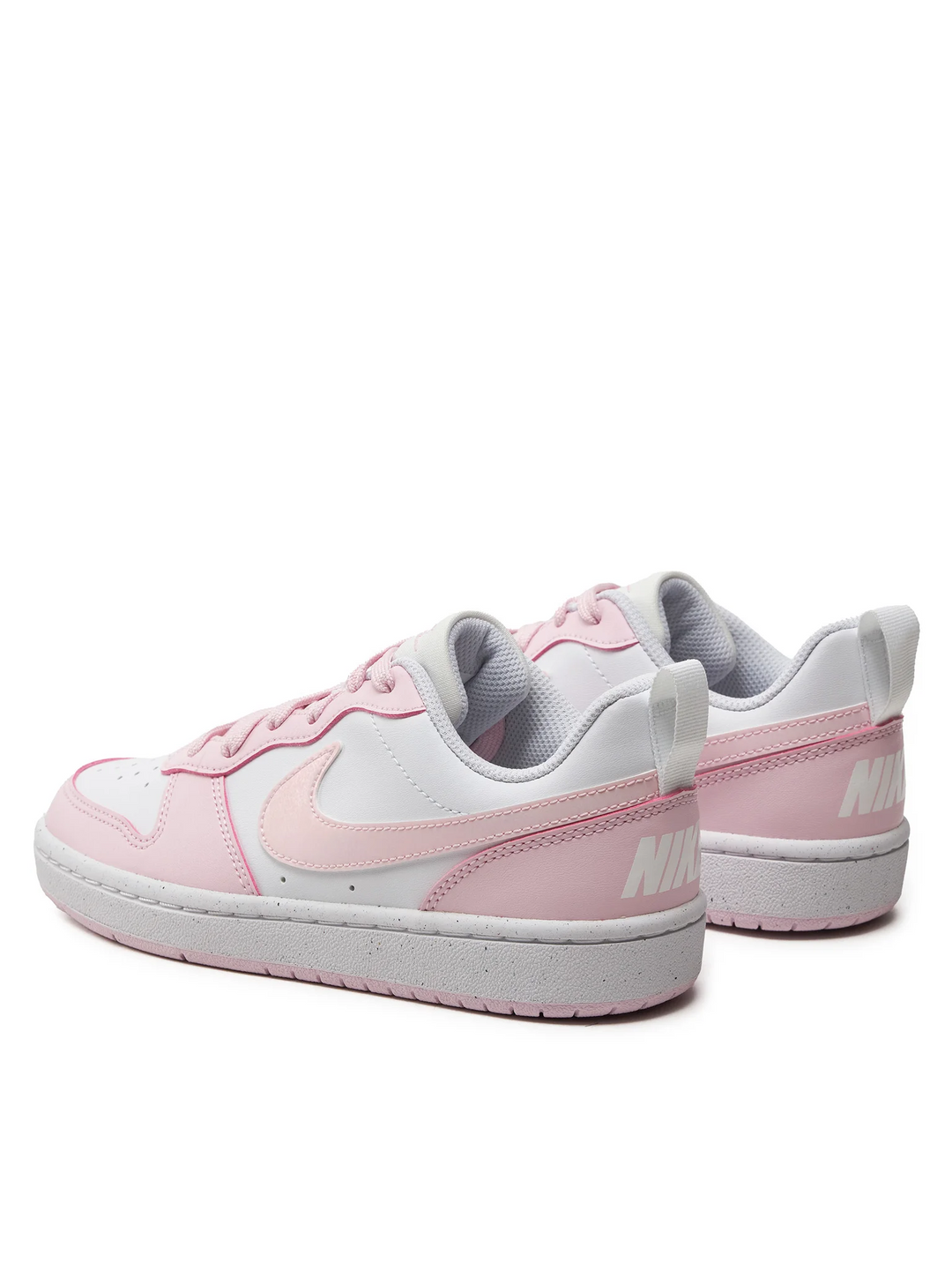 Nike Court Borough Low Recraft GS "White Pink" Różowe Białe Buty Sportowe Sneakersy DV5456-105