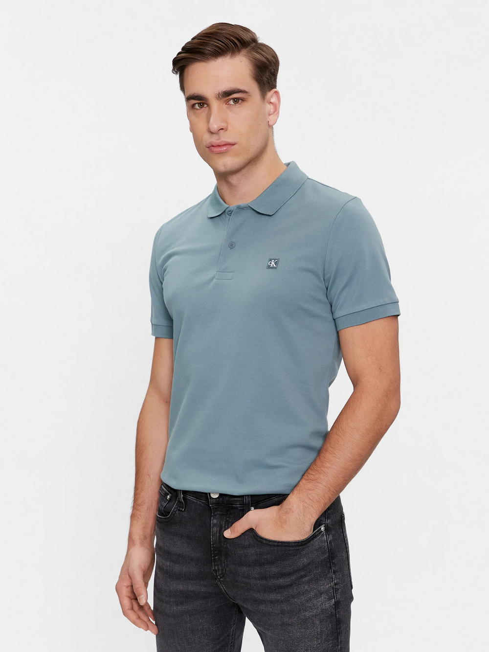 Calvin Klein Goblin Blue Męska Koszulka Polo