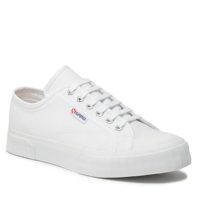 Superga Białe Buty Wiązane Damskie WLJ