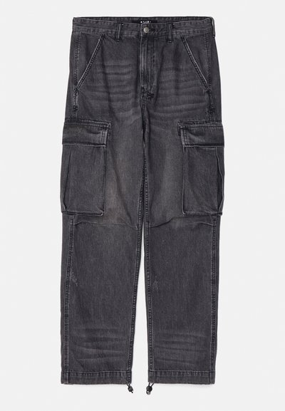 Ksubi Riot Cargo Pant Faded Czarne Spodnie Jeansowe Jeansy Męskie WJZ