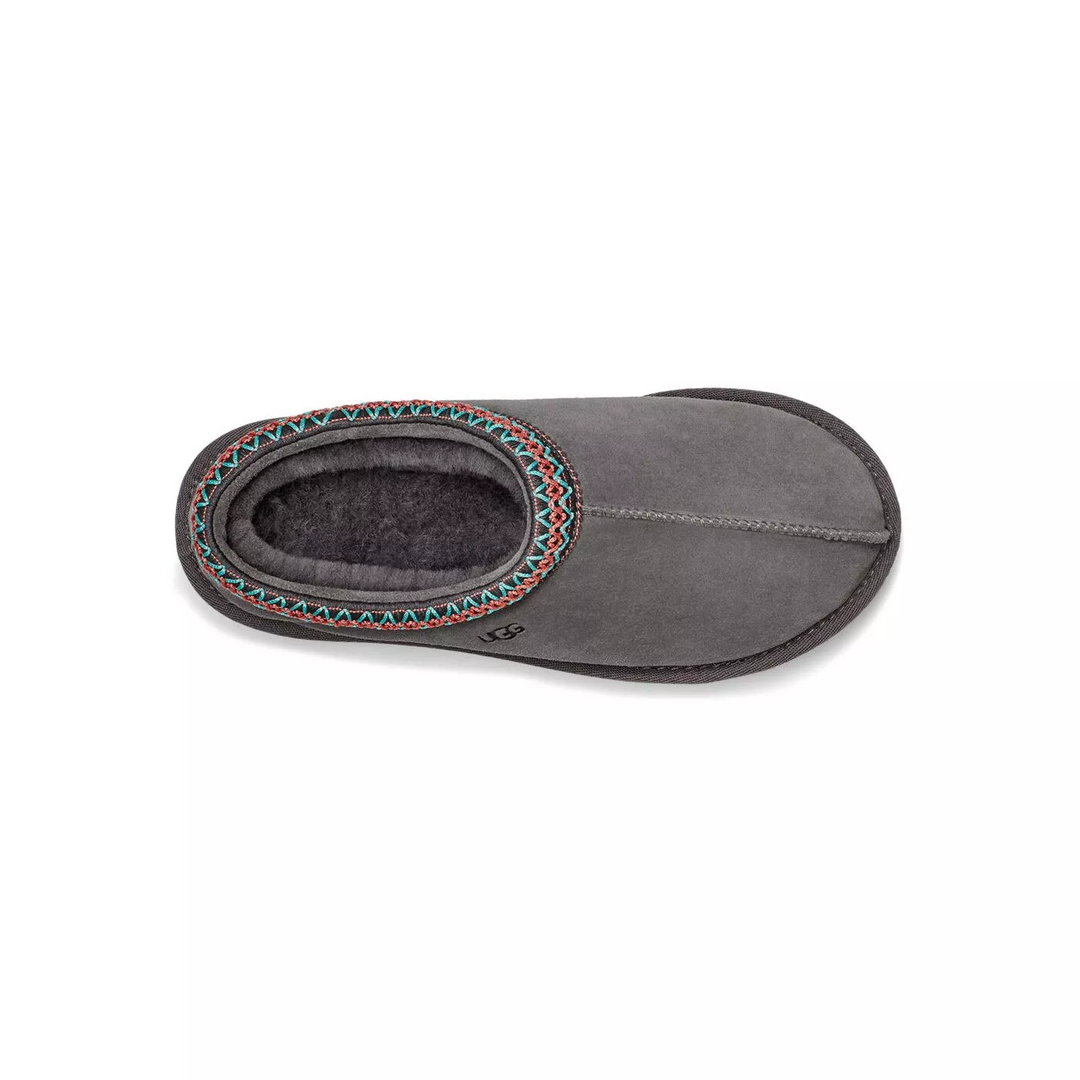 UGG Tasman Slipper Dark Grey Damskie Kapcie Szare 5955-DGRY