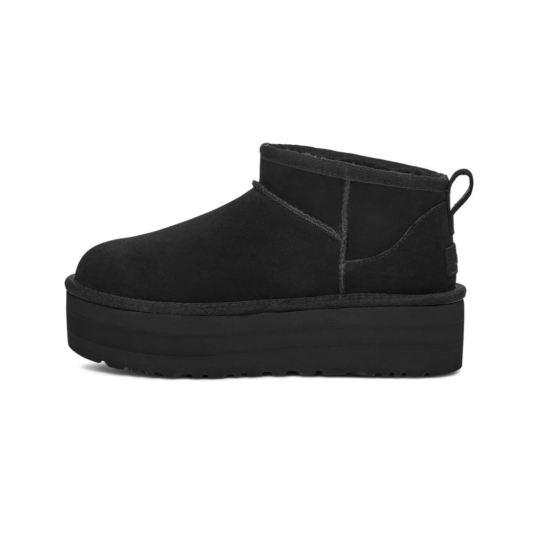 UGG W Classic Ultra Mini Platform "Black" Czarne 1135092-BLK