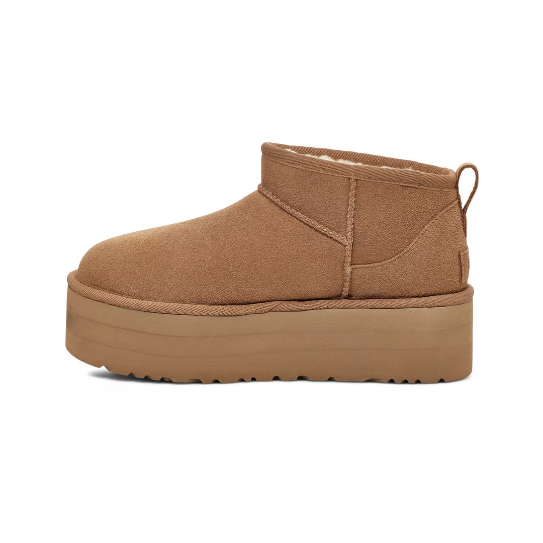 UGG W Classic Ultra Mini Platform "Chestnut" Beżowe 1135092-CHE