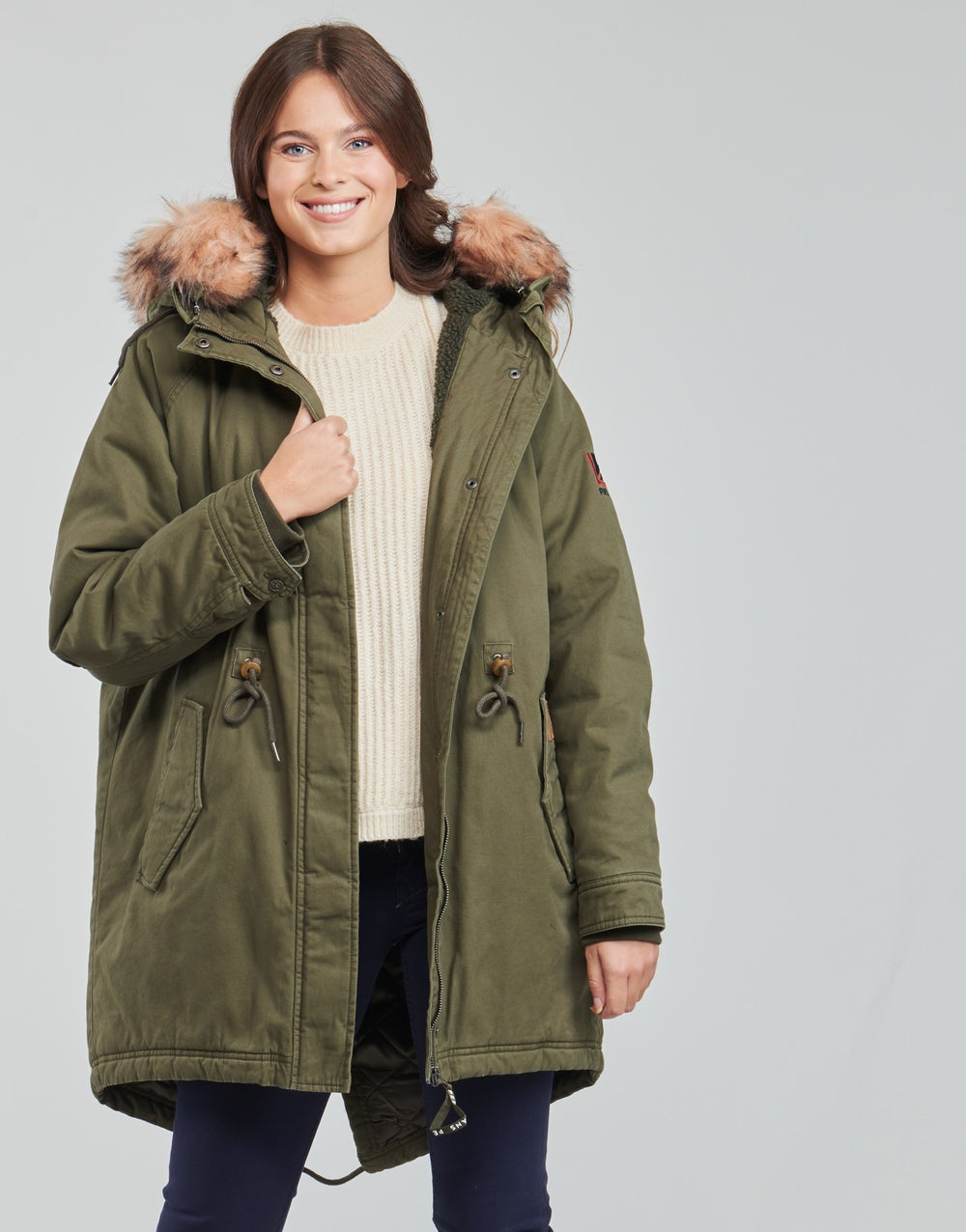 Pepe Jeans Dizzy Ro Damska Kurtka Parka Z