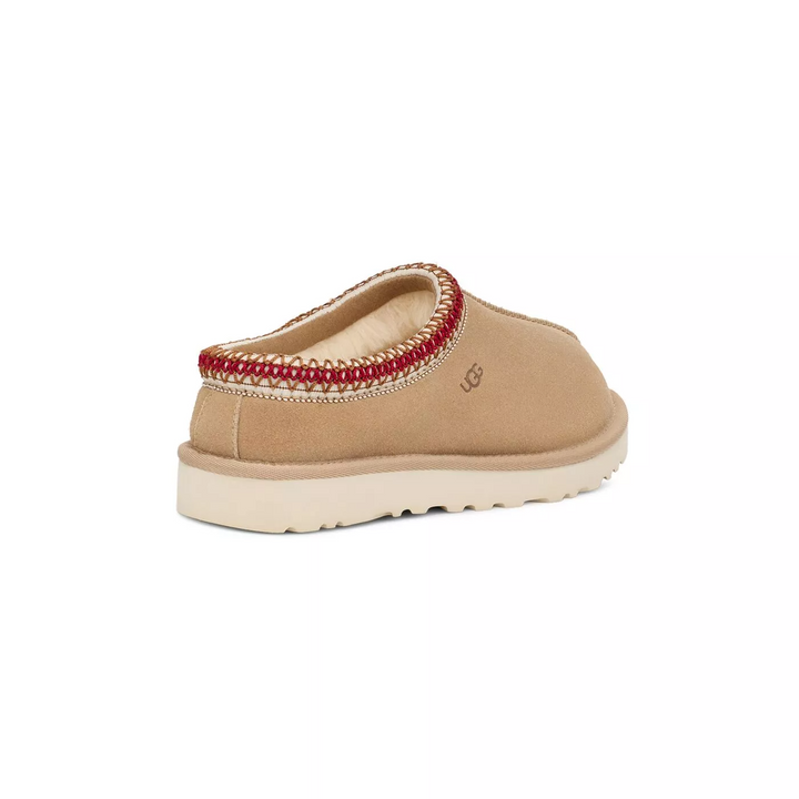 UGG Tasman Slipper Sand Dark Cherry Damskie Kapcie Beżowe 5955-SNDD