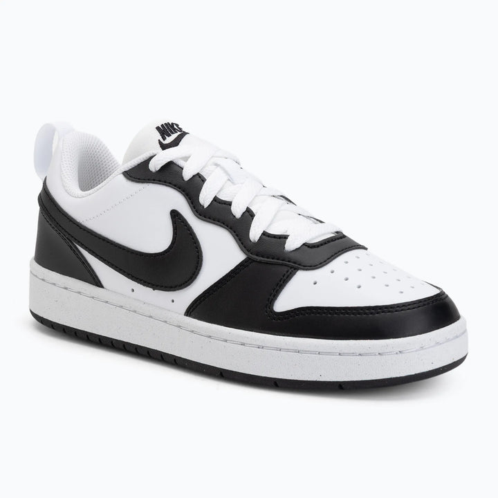 Nike Court Borough Low Recraft GS "White Black" Białe Czarne Buty Sportowe Sneakersy DV5456-131