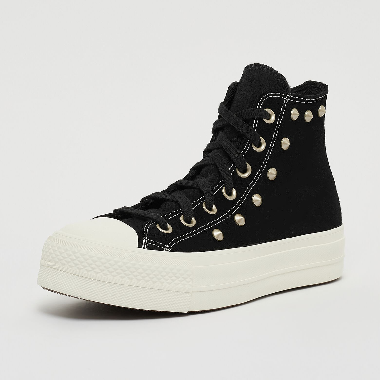 Converse Czarne Zamszowe Trampki Damskie