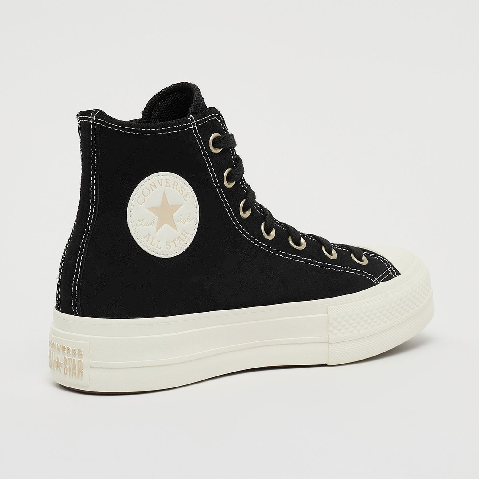 Converse Czarne Zamszowe Trampki Damskie