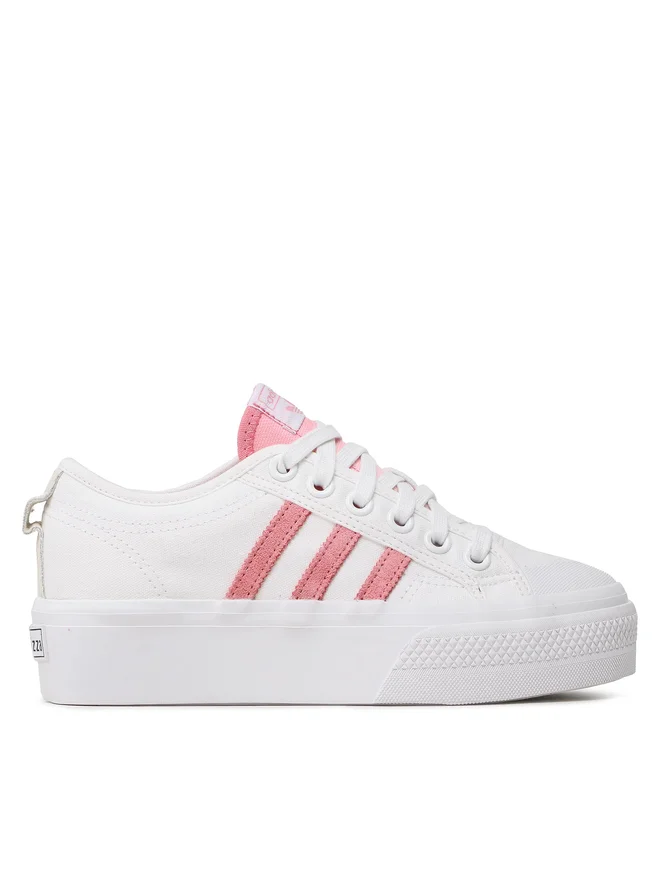 Adidas Nizza Platfrom Sneakersy Damskie Białe