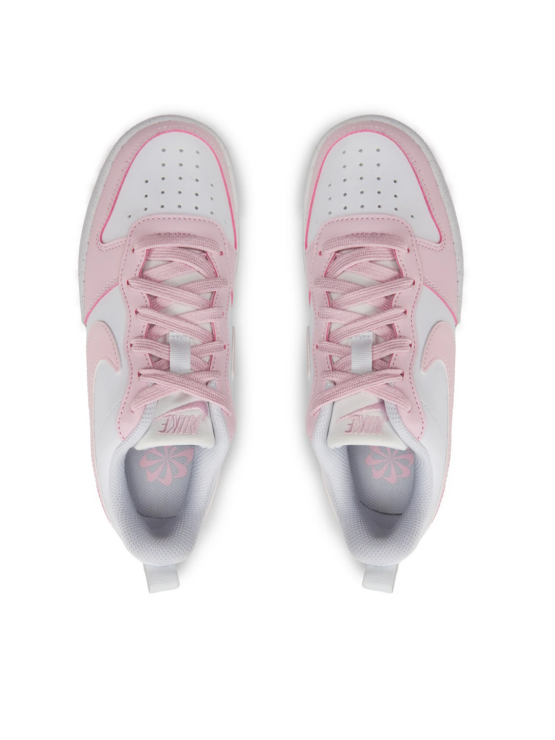 Nike Court Borough Low Recraft GS "White Pink" Różowe Białe Buty Sportowe Sneakersy DV5456-105