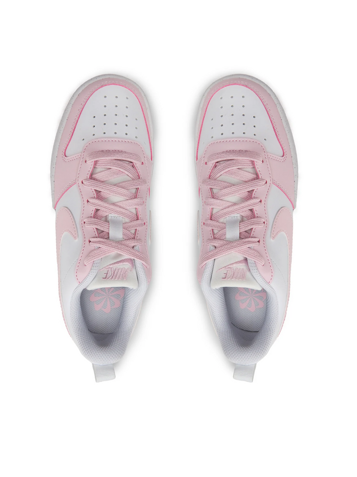 Nike Court Borough Low Recraft GS "White Pink" Różowe Białe Buty Sportowe Sneakersy DV5456-105