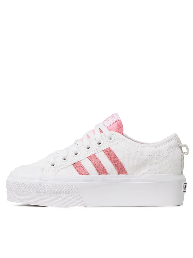 Adidas Nizza Platfrom Sneakersy Damskie Białe