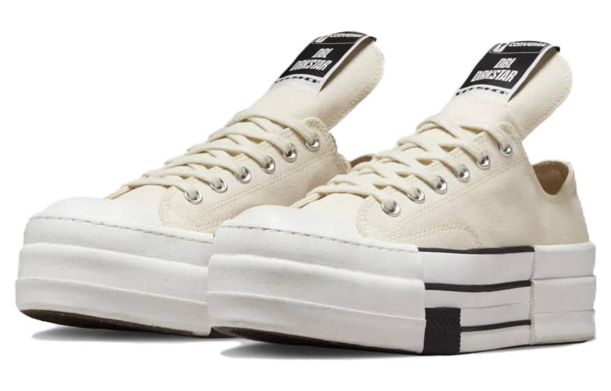 Converse Chuck 70 Low x Rick Owens DRKSHDW "Beige" Beżowe Trampki Buty Sportowe Sneakersy A04955C