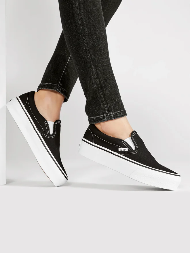 Vans Classic Slip-O Platform Czarne Tenisówki VN000118EBLK1