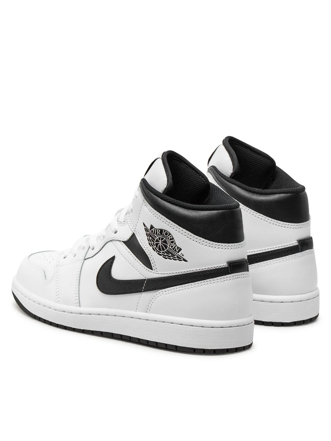 Air Jordan 1 Mid "White Black" Białe DQ8426-132