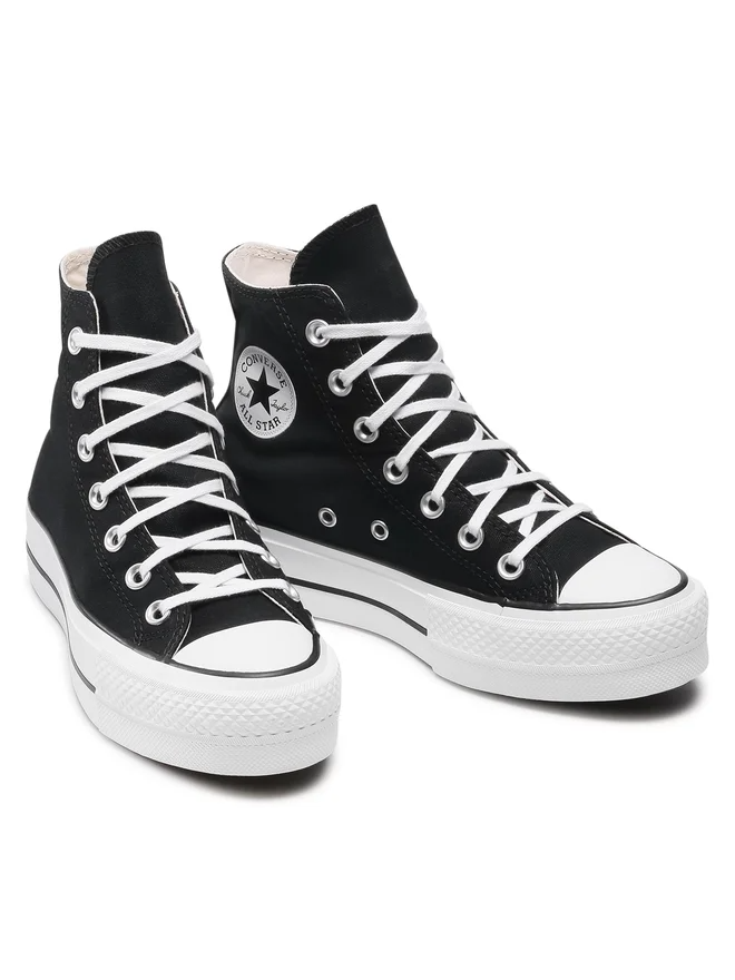 Converse Ctas Lift Hi Czarne Trampki Damskie 560845C