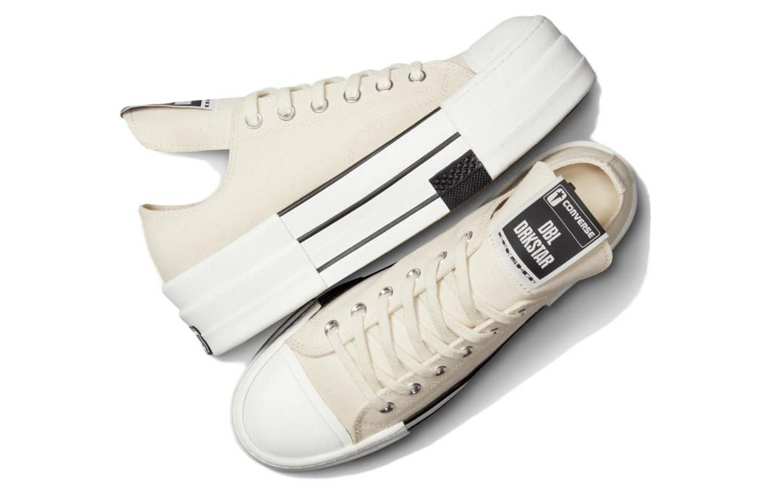 Converse Chuck 70 Low x Rick Owens DRKSHDW "Beige" Beżowe Trampki Buty Sportowe Sneakersy A04955C