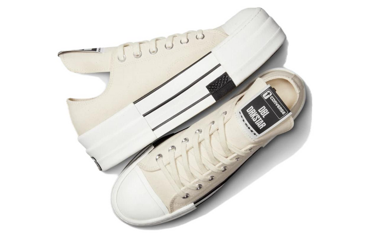 Converse Chuck 70 Low x Rick Owens DRKSHDW "Beige" Beżowe Trampki Buty Sportowe Sneakersy A04955C