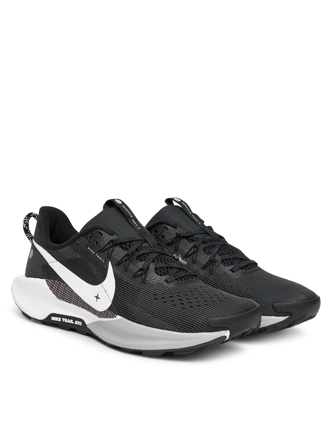Nike Reactx Pegasus Trail 5 "Grey Black" Szare Czarne Buty do biegania treningowe DV3864-001