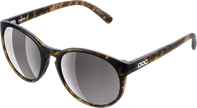 Poc KNOW Brązowe Okrągłe Okulary Przeciwsłoneczne Unisex WL