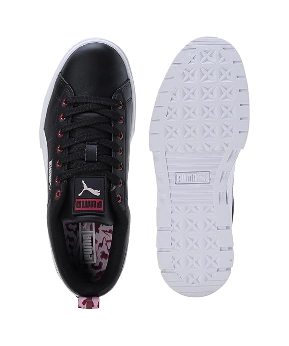 Puma Mayze Soft Leo Wns Damskie Buty Sportowe na platformie czarne 38502301