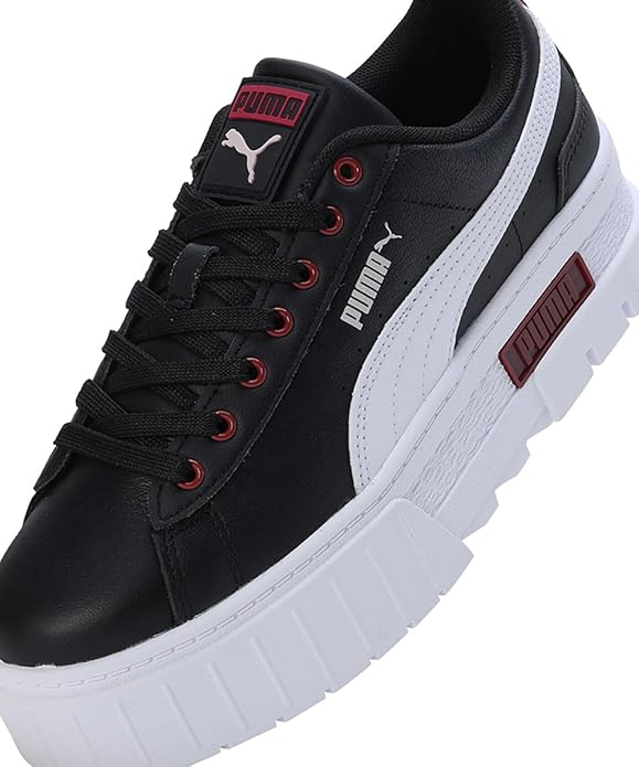 Puma Mayze Soft Leo Wns Damskie Buty Sportowe na platformie czarne 38502301