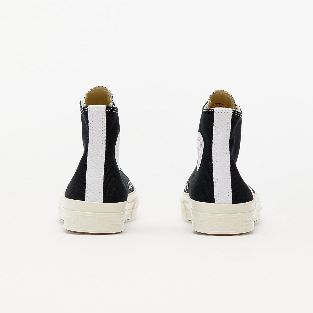 Converse x Comme Des Garcons Play Chuck 70 Hi "Black" Czarne Trampki Damskie 150204C