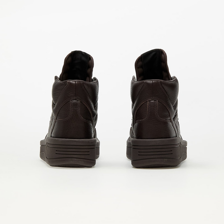 Converse x Rick Owens TURBOPWN MID "Brown" Brązowe Skórzane Trampki A01290C
