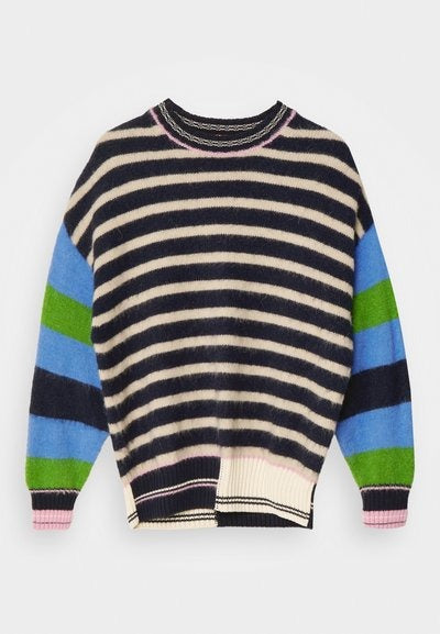 Stine Goya Candy Stripes Damski Kolorowy Sweter