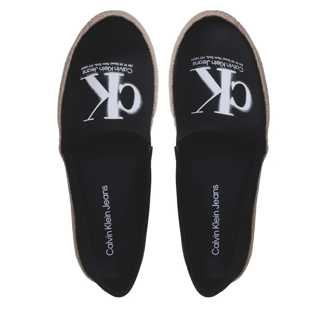 Calvin Klein Jeans Espadryle Damskie Czarne YW0YW01032 L