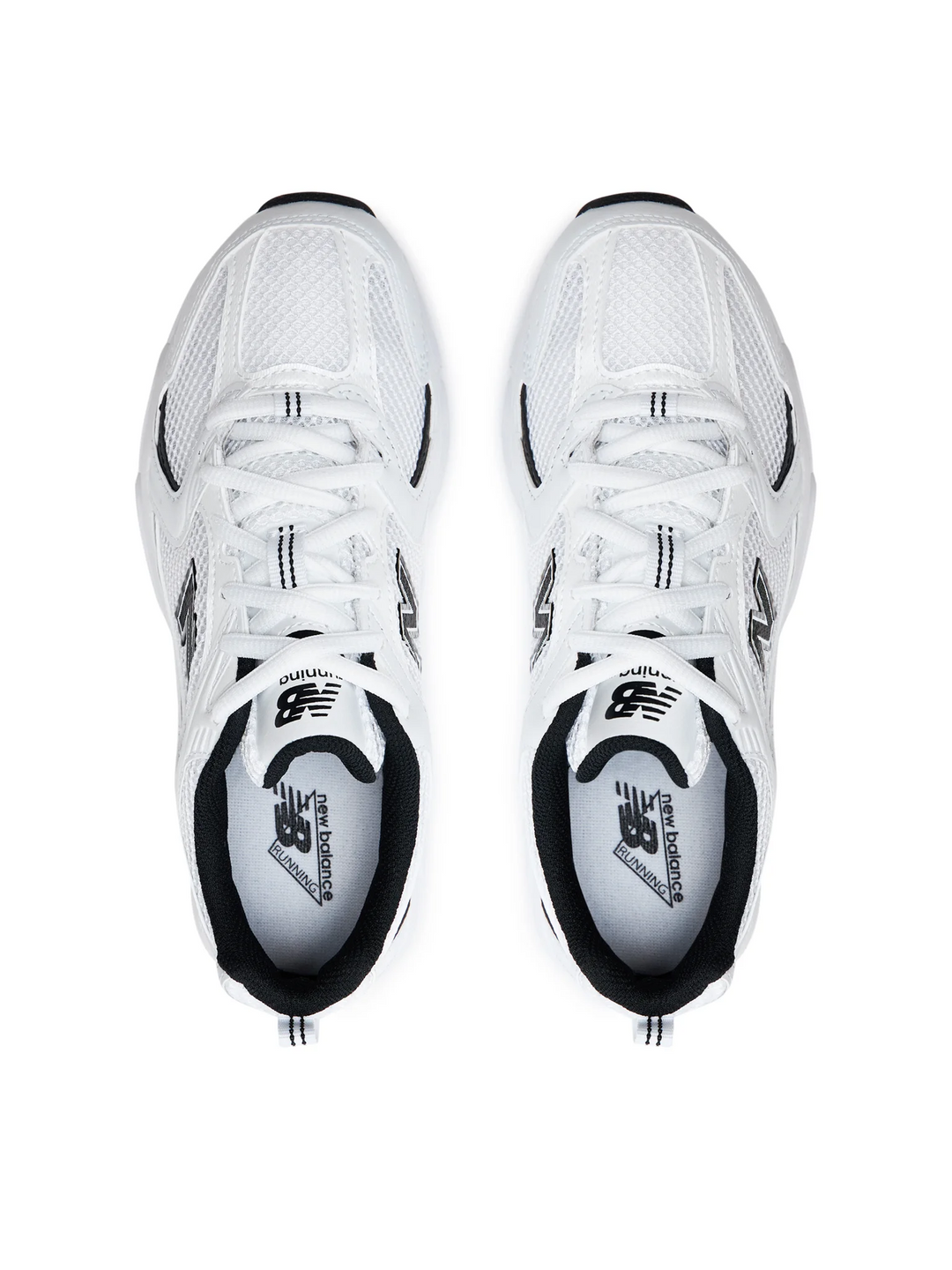 New Balance 530 "White Black" Białe Czarne Damskie Buty Sportowe Sneakersy MR530EWB