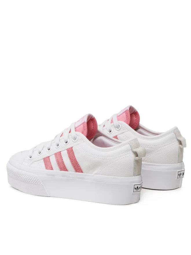 Adidas Nizza Platfrom Sneakersy Damskie Białe