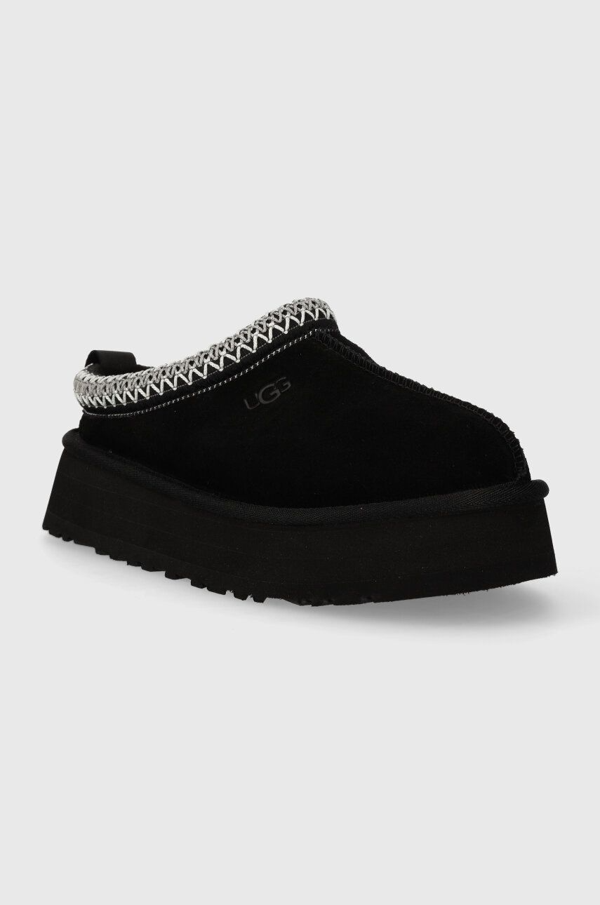 UGG Tazz Slipper Black Czarne Kapcie Damskie 1122553-BLK