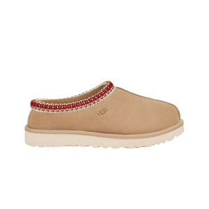 UGG Tasman Slipper Sand Dark Cherry Damskie Kapcie Beżowe 5955-SNDD