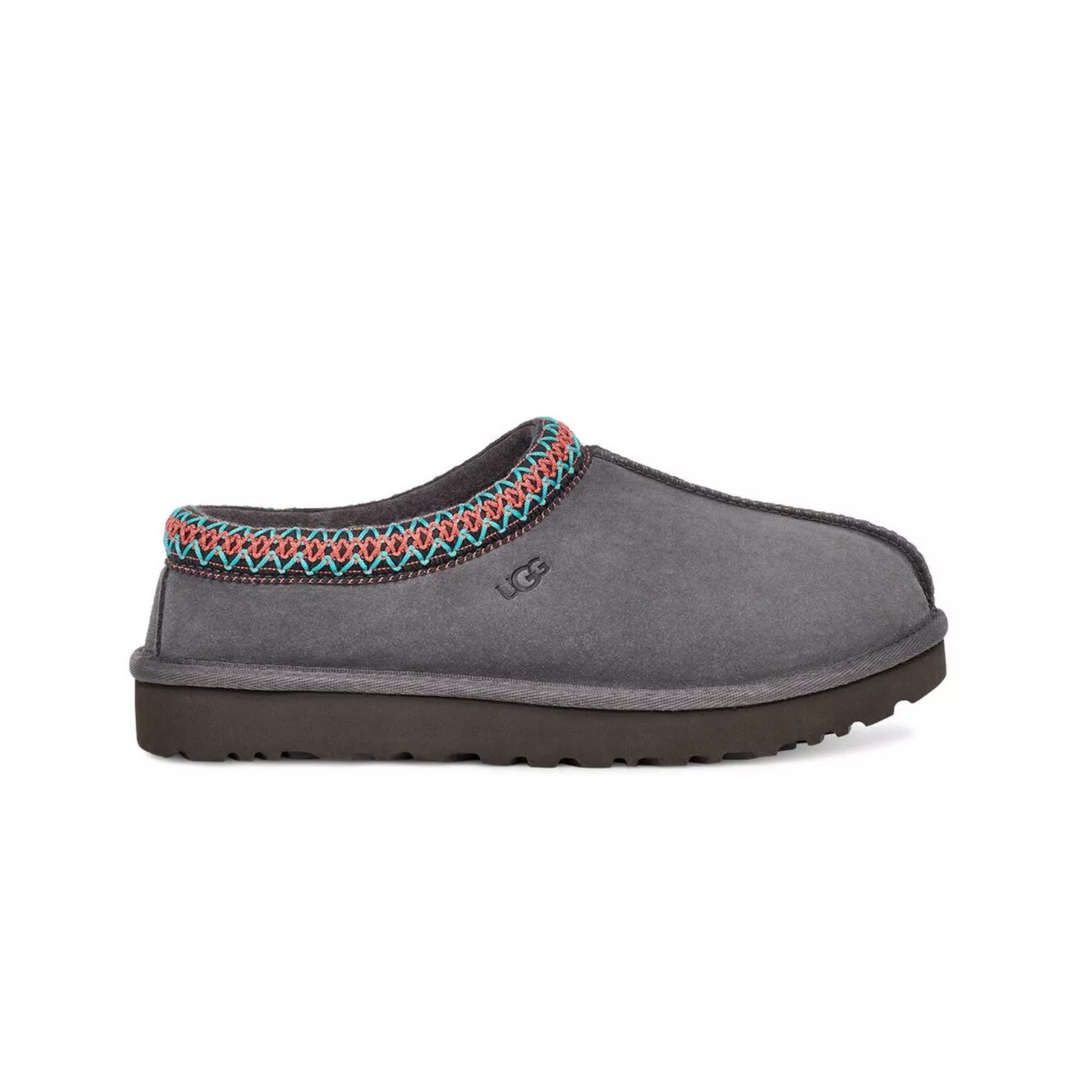 UGG Tasman Slipper Dark Grey Damskie Kapcie Szare 5955-DGRY