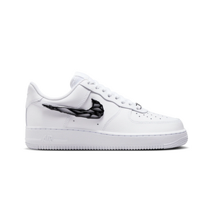 Nike Air Force 1 Low Liquid Metal Swoosh Białe IF1686-101