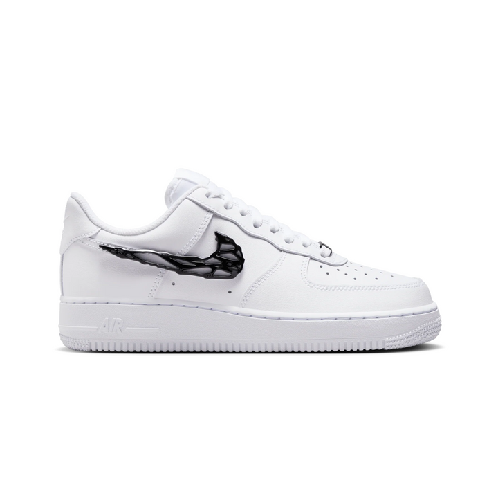 Nike Air Force 1 Low Liquid Metal Swoosh Białe IF1686-101