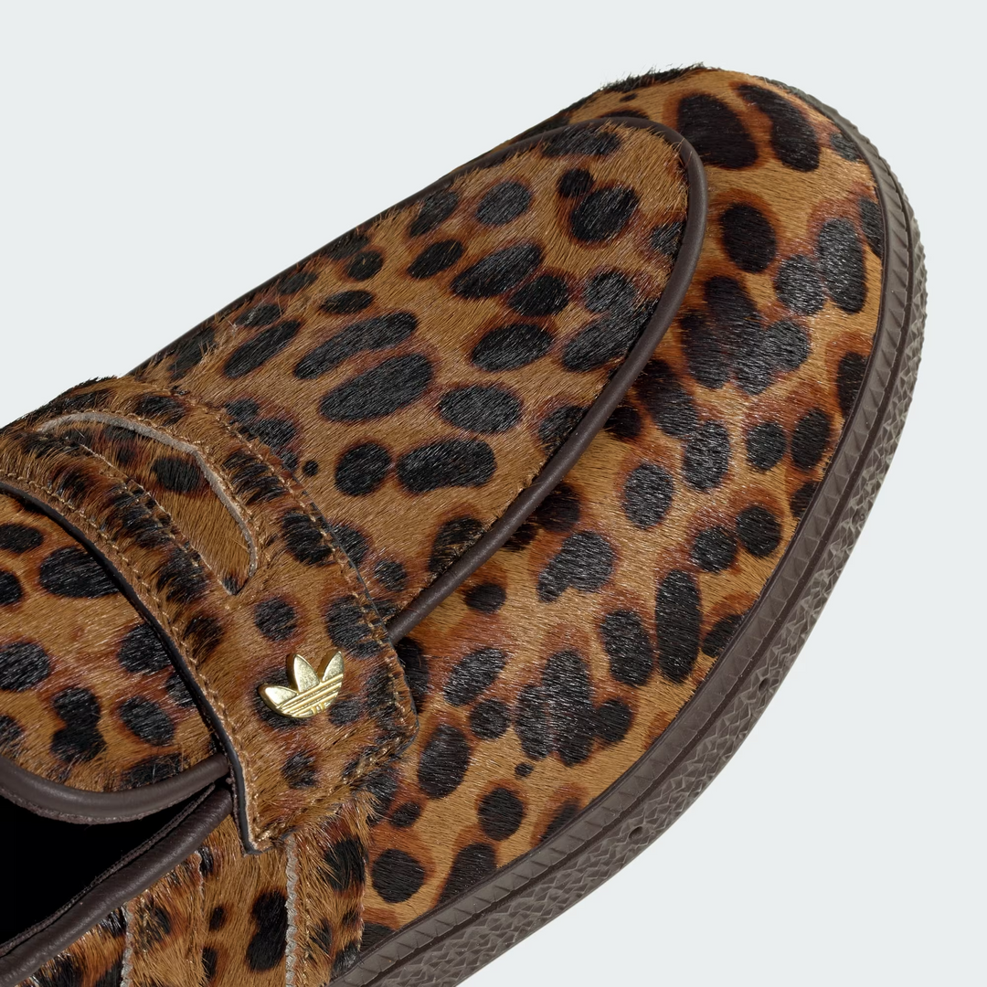 adidas Handball Spezial Loafer "Leopard" Brązowe Loafersy Damskie KJ2526