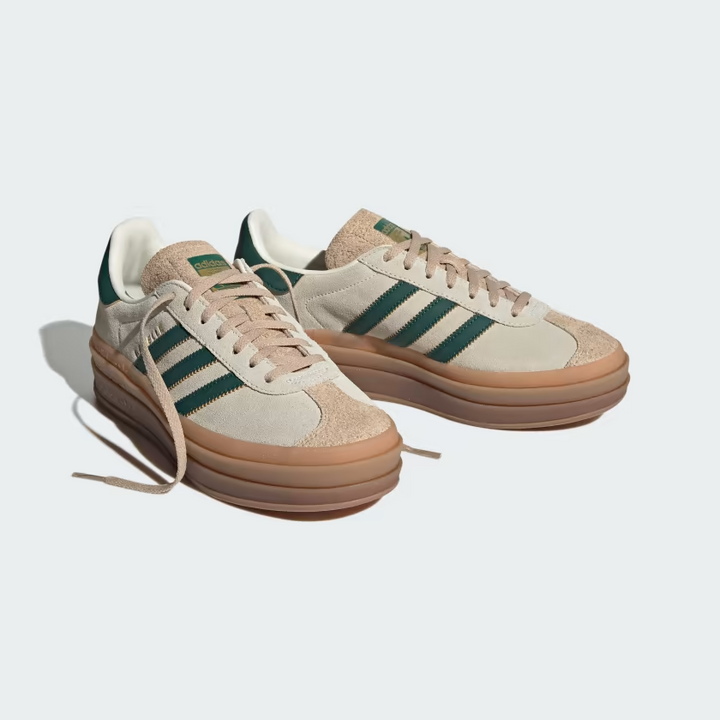 adidas Gazelle Bold Magic Beige Collegiate Green Women's ID7056