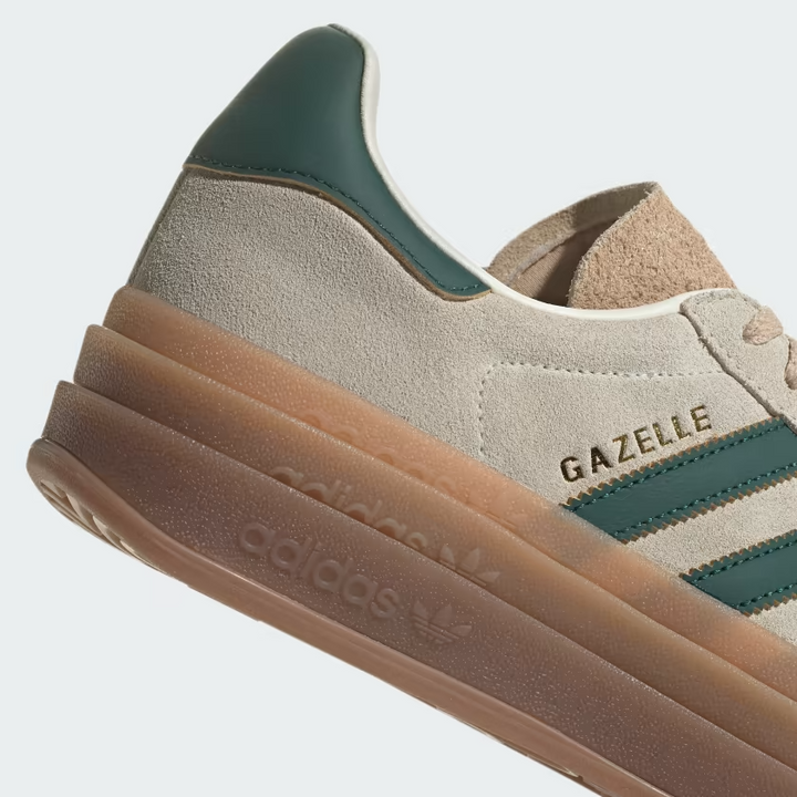 adidas Gazelle Bold Magic Beige Collegiate Green Women's ID7056