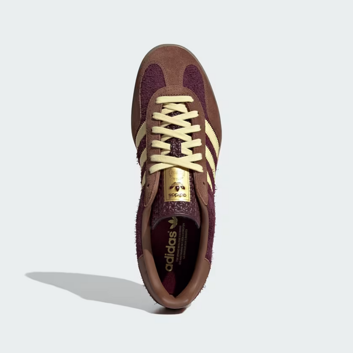 adidas Gazelle Indoor Maroon Almost Yellow JI0324