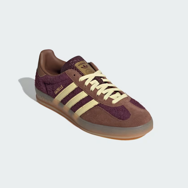 adidas Gazelle Indoor Maroon Almost Yellow JI0324