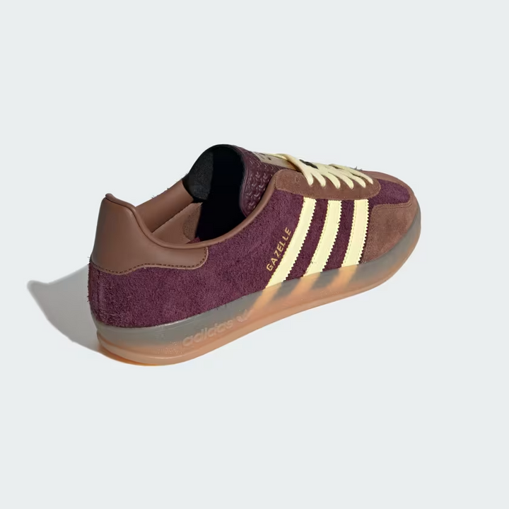 adidas Gazelle Indoor Maroon Almost Yellow JI0324