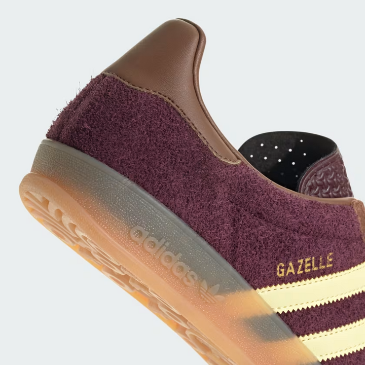 adidas Gazelle Indoor Maroon Almost Yellow JI0324