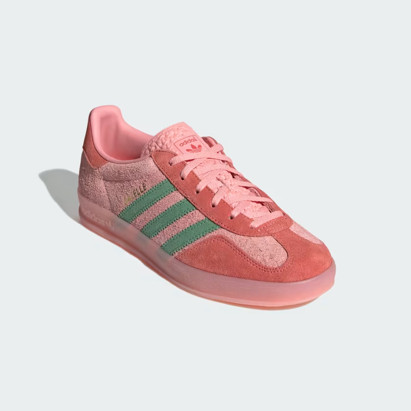 adidas Gazelle Indoor Semi Pink Spark Preloved Scarlet Women's IG6782