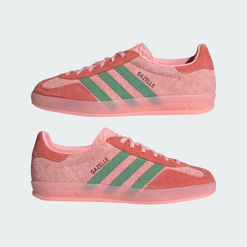 adidas Gazelle Indoor Semi Pink Spark Preloved Scarlet Women's IG6782