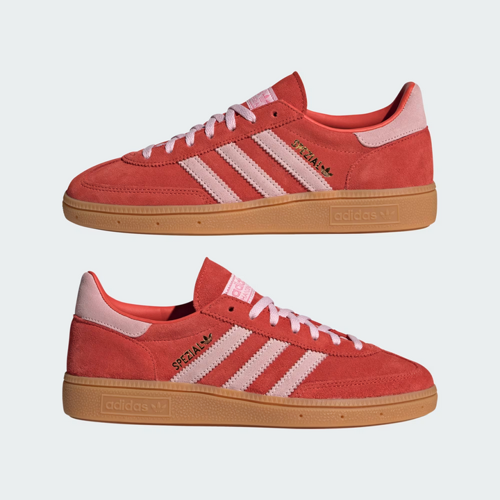 adidas Handball Spezial Bright Red Clear Pink (Women's) Czerwone IE5894