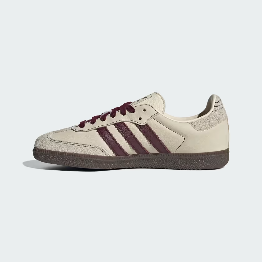 adidas Samba OG Wonder White Maroon Women's IG1987